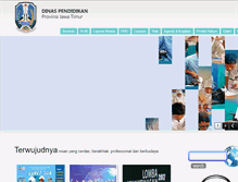 Tablet Screenshot of dindik.jatimprov.go.id
