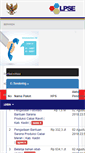 Mobile Screenshot of lpse.jatimprov.go.id