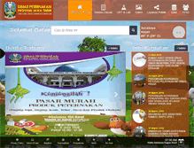 Tablet Screenshot of disnak.jatimprov.go.id